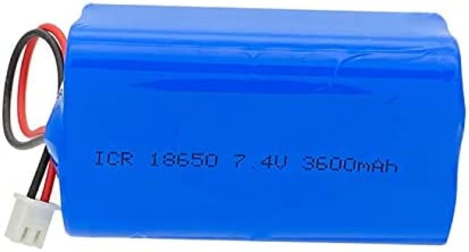 Amazon | 7.4 V 18650 リチウム電池、充電式バッテリー 3600 Mah/5200